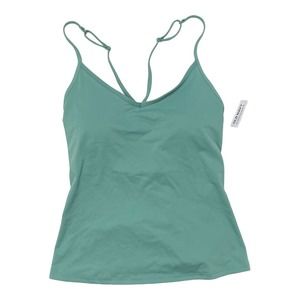 CROP Old Navy Green PowerSoft Strappy Shelf-Bra Tank Top Women's Large Tall